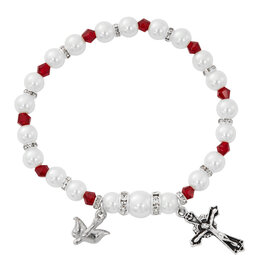 McVan Garnet H.S. Stretch Bracelet