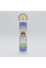 Shining Light Dolls Blessed Virgin Mary (The Memorare) Wooden Prayer Candle