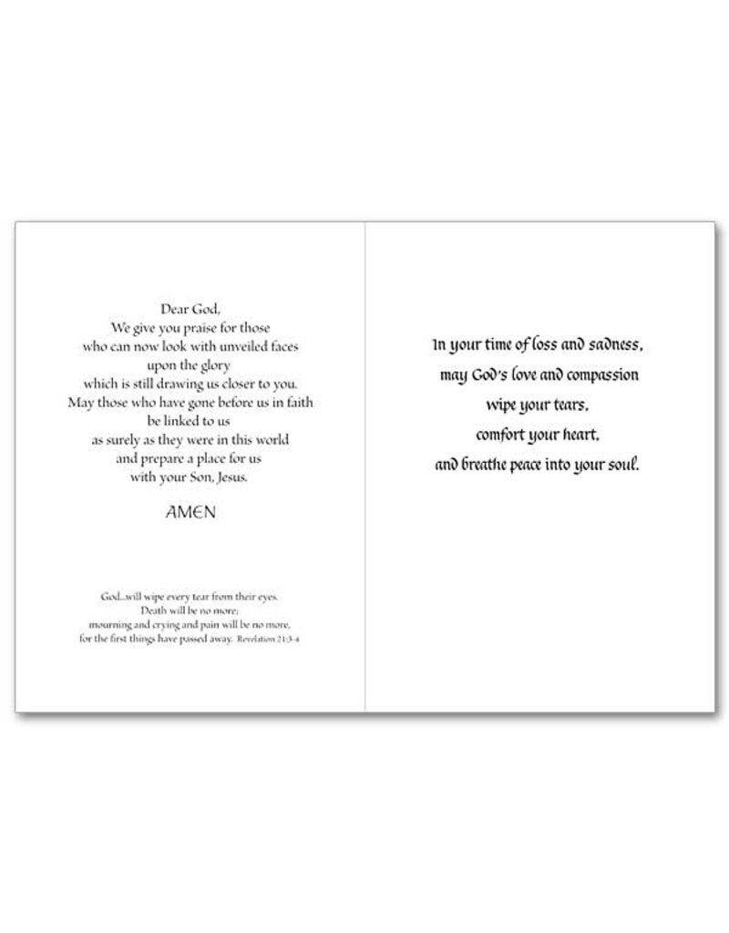 Altar + Home God's Love Comfort Your Heart Sympathy Card