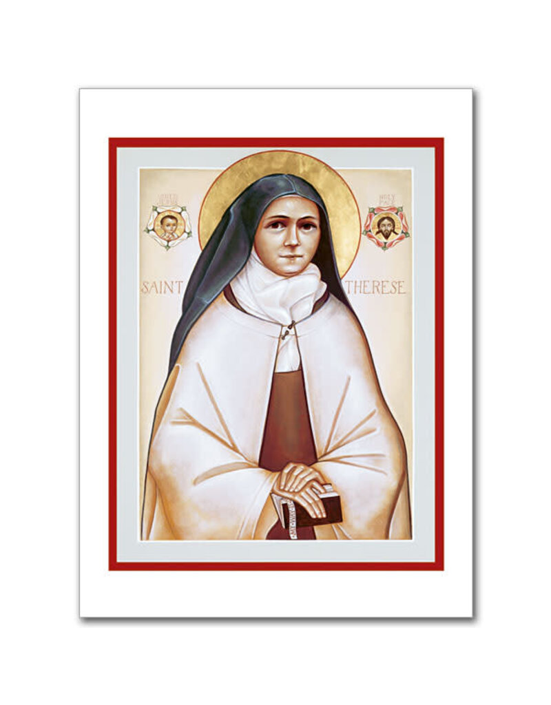The Printery House St. Thérèse of Liseux Icon Greeting Card
