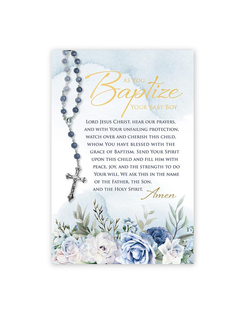 Alfred Mainzer As You Baptize Your Baby Boy - Baptism Card