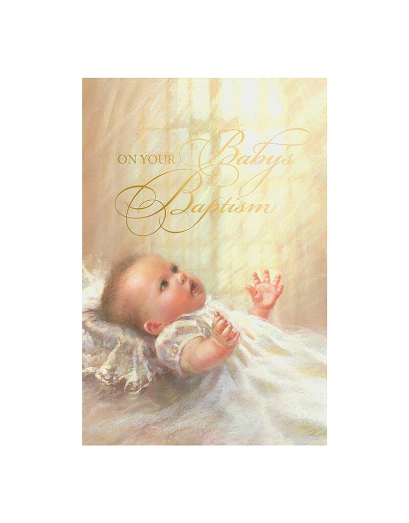 Alfred Mainzer On Your Baby's Baptism - Baptism Card