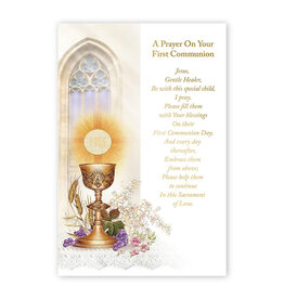 Alfred Mainzer A Prayer On Your First Communion Card