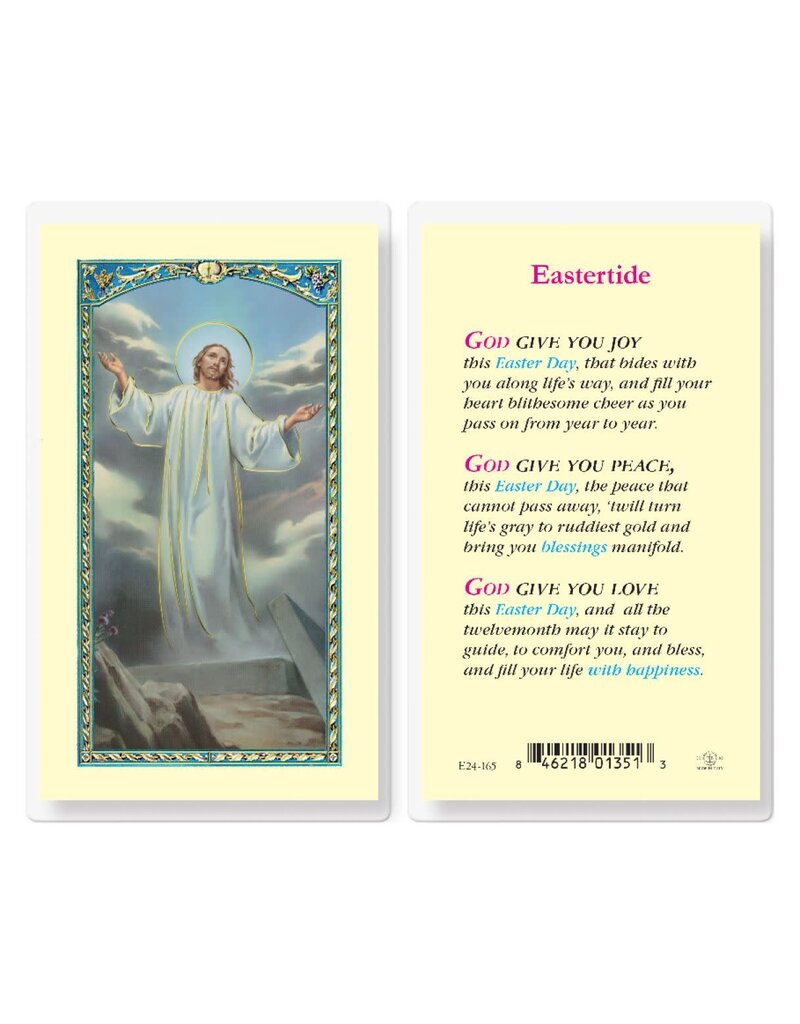 WJ Hirten Easter Tide Resurrection Holy Card