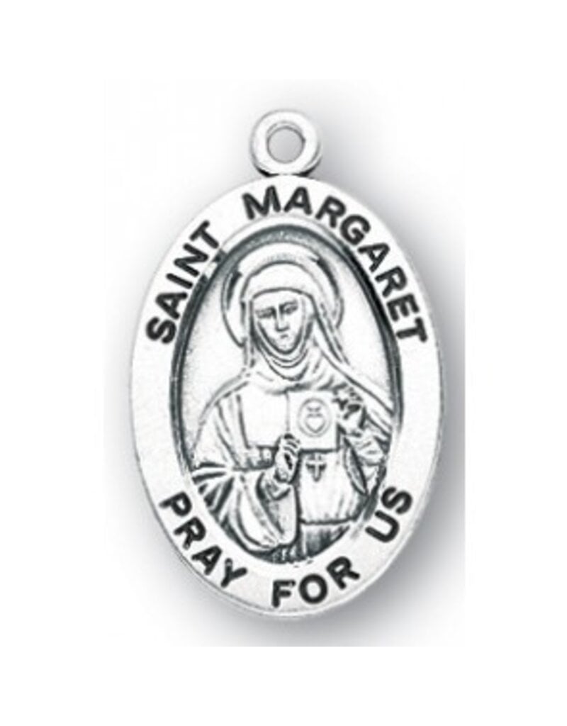 HMH Religious Sterling Silver St. Margaret Medal