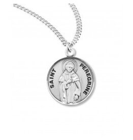 HMH Religious Sterling Silver St. Peregrine Medal