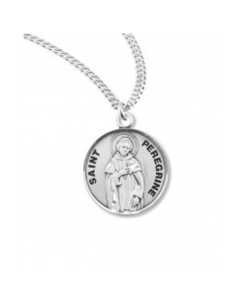 HMH Religious Sterling Silver St. Peregrine Medal