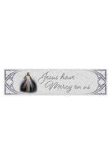 WJ Hirten 23" x 6" Divine Mercy Wooden Door Blessing Plaque