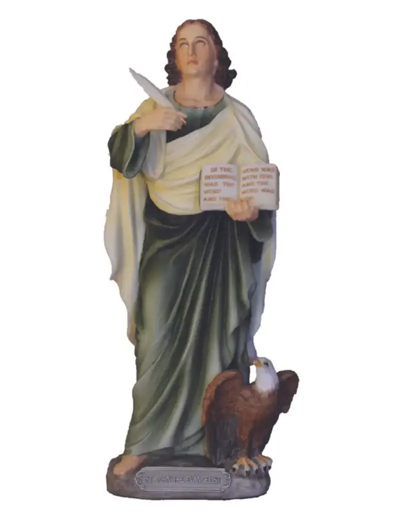 Goldscheider of Vienna 8"St. John the Evangelist Statue