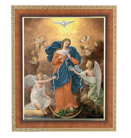 WJ Hirten Our Lady Untier of Knots Cherry Frame