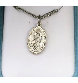 HMH Religious Sterling Silver St. Michael Medal (20" Chain)