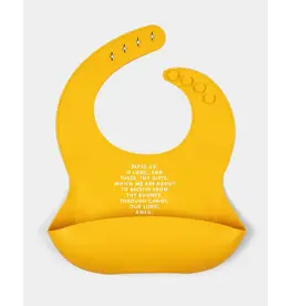 Be A Heart Meal Blessing Bib (Mustard)
