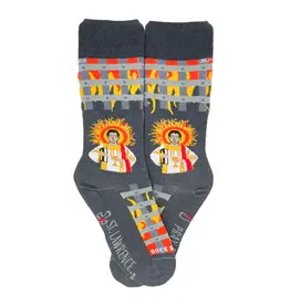Sock Religious Sock Religious St. Lawrence Adult Socks