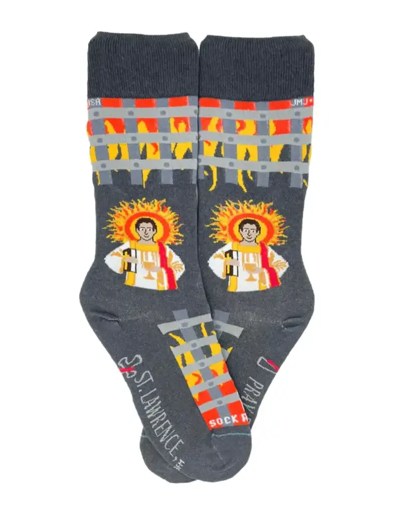 Sock Religious Sock Religious St. Lawrence Adult Socks