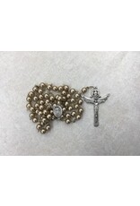 Gold Divine Mercy Rosary with Trinity Crucifix