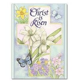 Altar + Home Christ is Risen Easter Card (flowers and butterflies)
