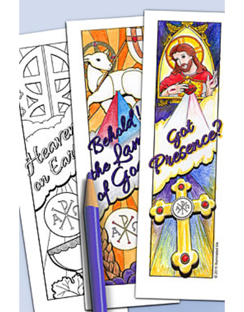 Illuminated Ink Catholic Bookmarks First Communion