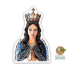 The Stump of Jesse Blessed Virgin Mary Catholic Sticker