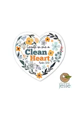 The Stump of Jesse Create in Me A Clean Heart Sticker