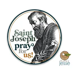 The Stump of Jesse St. Joseph Catholic Sticker