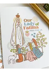 The Stump of Jesse Our Lady of Fatima Greeting Catholic Card