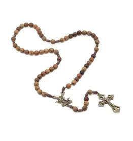 Oremus Mercy St Michael Wooden Rosary