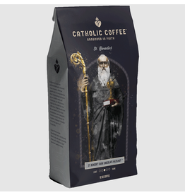 Catholic Coffee St. Benedict Dark Chocolate Hazelnut (Ground, 12oz) | Catholic Coffee