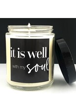Abba Products It Is Well-White Gardenia Candle