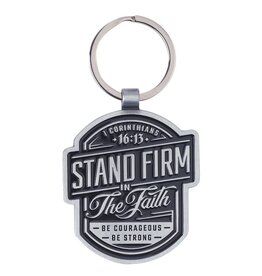 Abbey & CA Gift Keychain-Stand Firm-1 Cor. 16:13