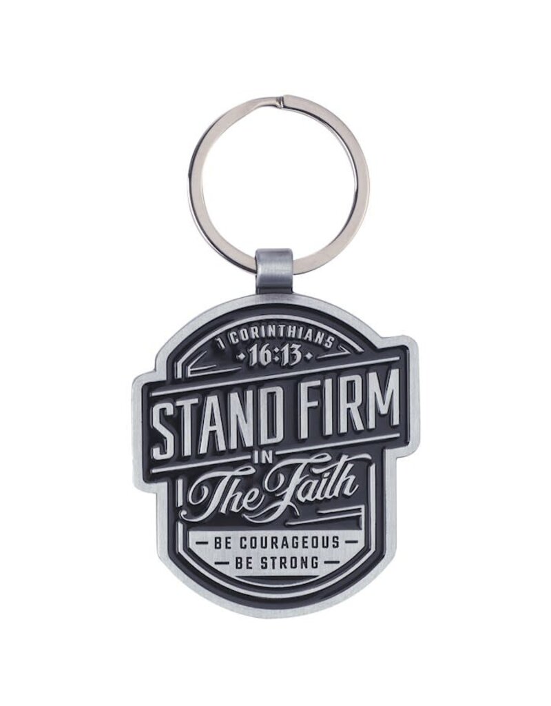 Abbey & CA Gift Keychain-Stand Firm-1 Cor. 16:13