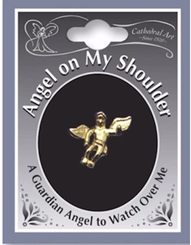 Abbey & CA Gift Lapel Pin-Guardian Angel (Carded)