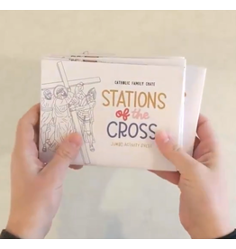 Catholic Family Crate Stations Of The Cross: Jumbo Activity Sheet