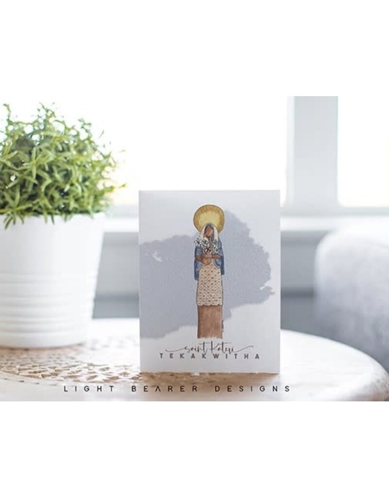 Catholic Greeting Card Kateri