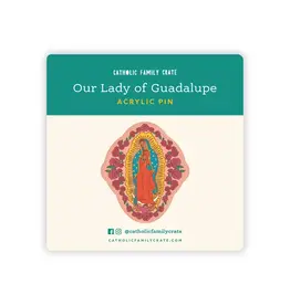 Catholic Family Crate Our Lady of Guadalupe Pin