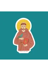 Catholic Family Crate Saint Francis of Assisi Sticker