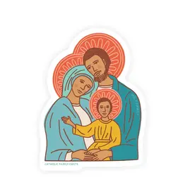 Catholic Family Crate Holy Family Sticker