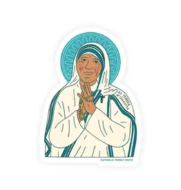 Catholic Family Crate Saint Teresa of Calcutta Sticker