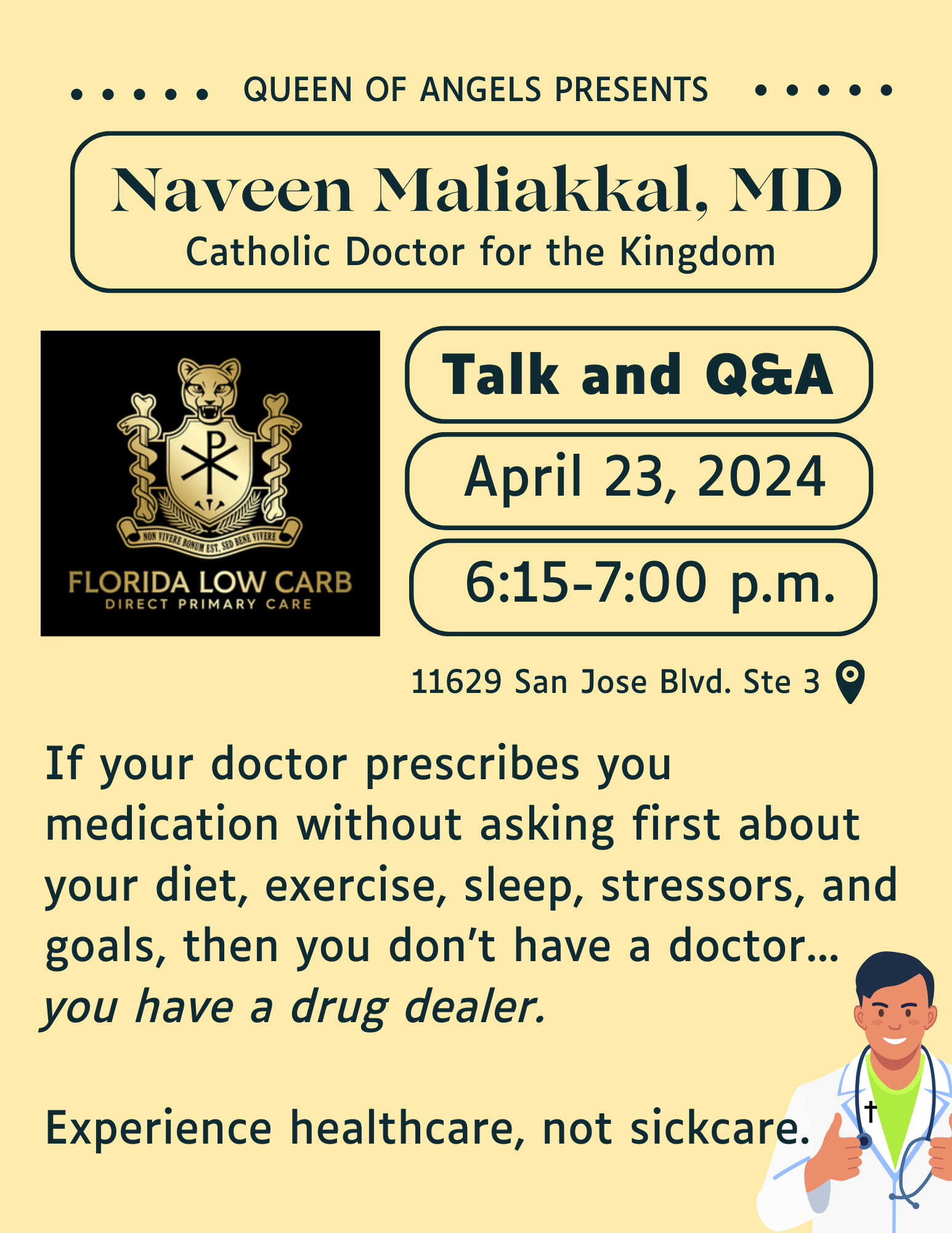 Dr. Naveen Maliakkal MD Catholic Doctor for the Kingdom