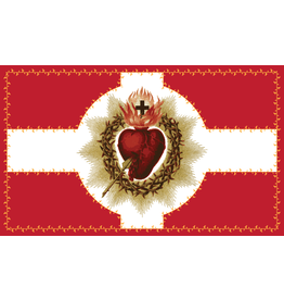 June – Most Sacred Heart of Jesus Flag