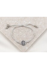 My Saint My Hero Serenity Blessing Bracelet - Metallic Silver/Silver