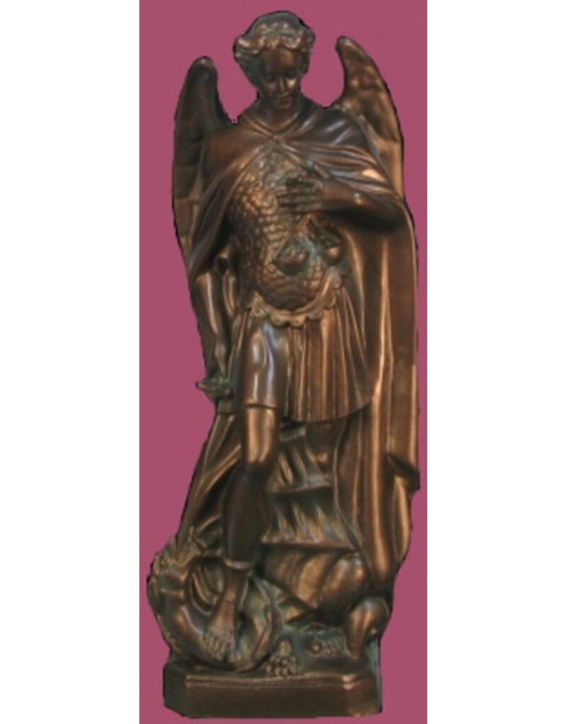 Space Age Plastics 24 inch Saint Michael The Archangel - Bronze Finish