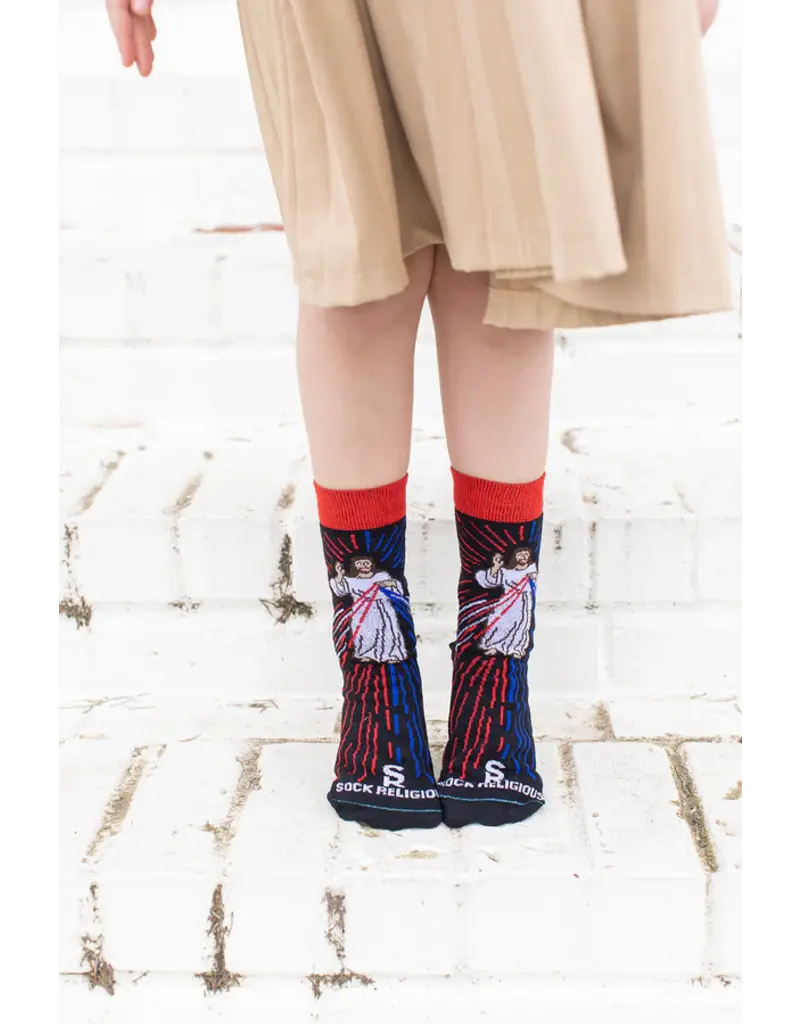 Sock Religious Sock Religious Socks Divine Mercy Kids Socks