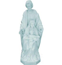 Space Age Plastics 24" Holy Family Plastic Garden Statue - Granite Finish