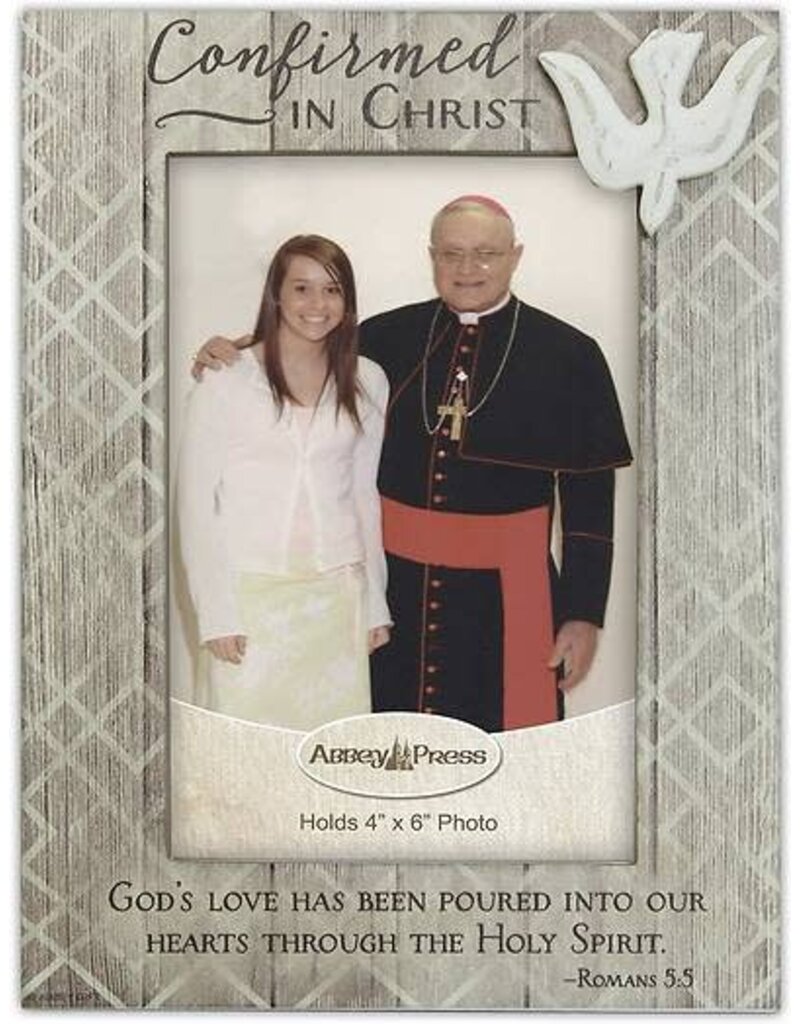 Abbey & CA Gift Frame-Confirmed In Christ (Holds 4" x 6" Photo)