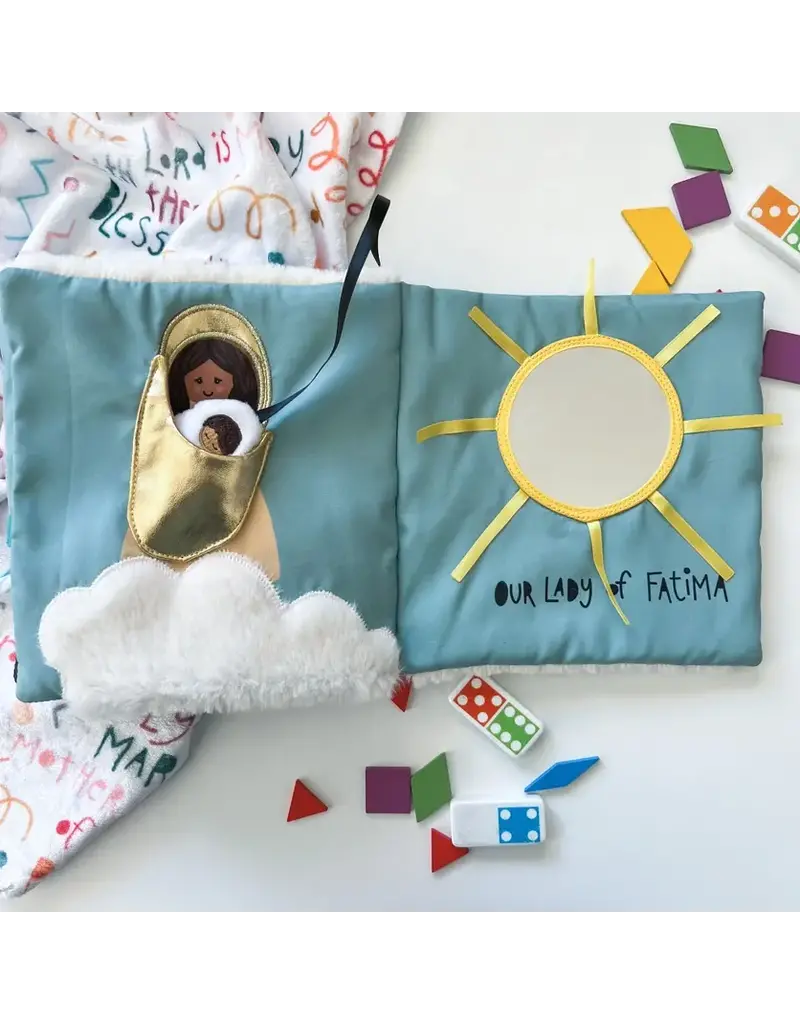 The Little Rose Shop Wrapped in Mary's Mantle Quiet Book