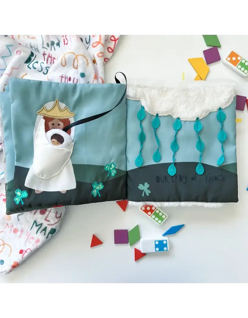 The Little Rose Shop Wrapped in Mary's Mantle Quiet Book