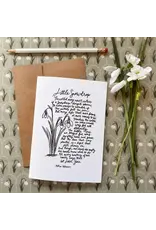The Little Rose Shop Snowdrop Miscarriage Card