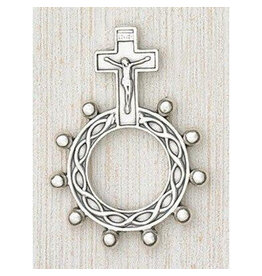 Lumen Mundi Finger Rosary - Silver Tone