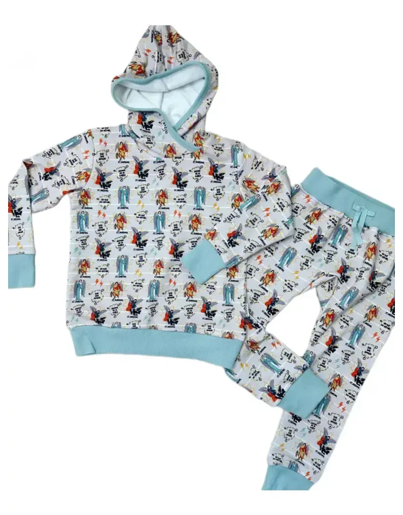 Caelesti Co. Superhero Archangel Jogger Set 4-5