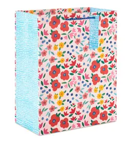 Hallmark Pink Gift Bag with Floral Design